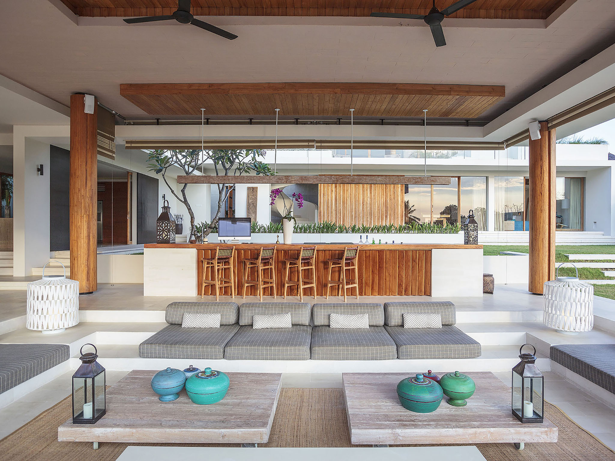 The Iman Villa - Open air lounge - The Iman Villa, Canggu, Bali